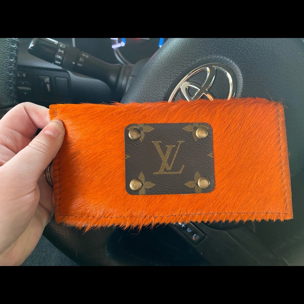 Authentic LV Upcycled wallet